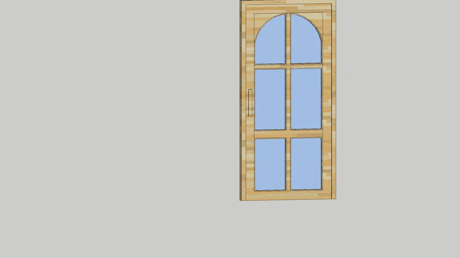 Wood door (Arch)