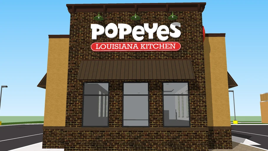 Popeyes Louisiana Kitchen - Full Exterior