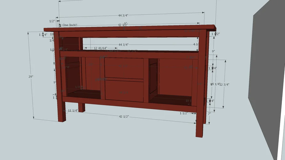 Craftsman TVStand/Credenza
