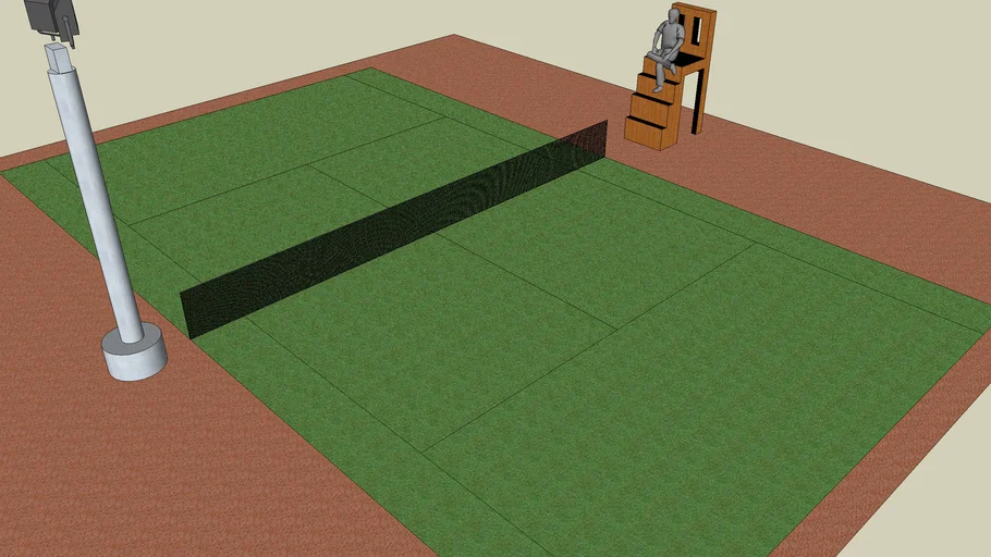 Grass Tennis Court