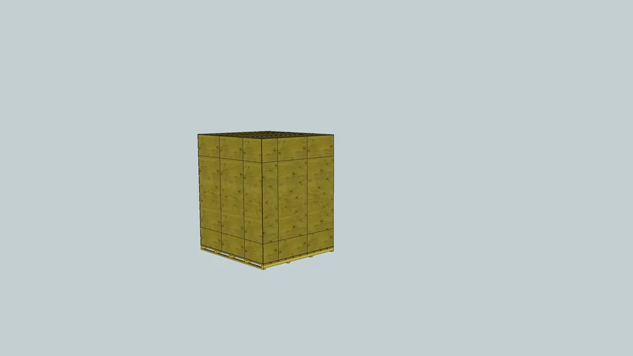 Large Stud Wall Crate 124" x 112" x 146" ID