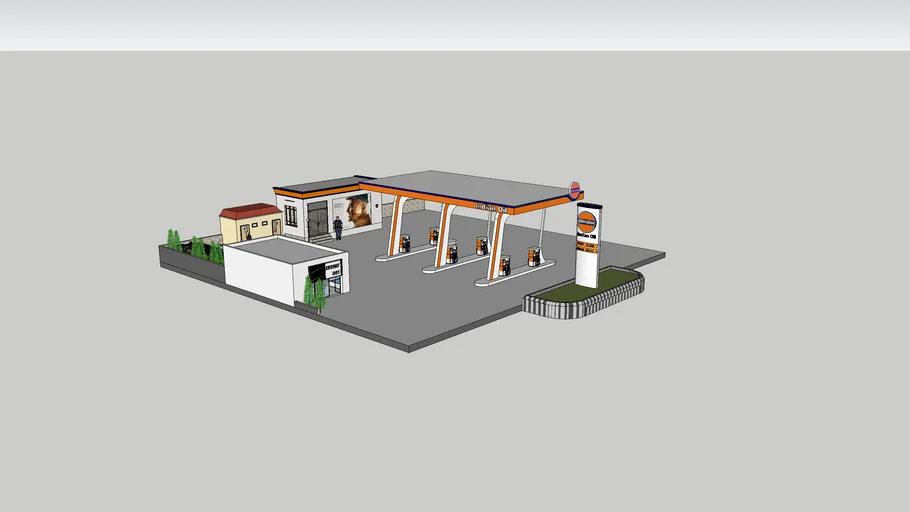 PETROL PUMP / GAS STATION