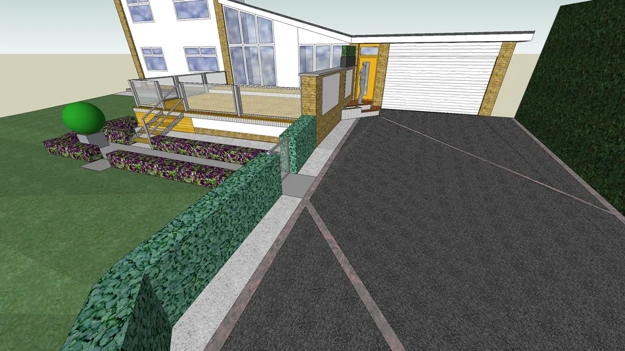David Beasley Garden Design And Landscaping, Hull, East Yorkshire, Uk - SketchUp Model#12