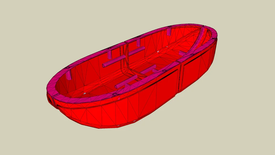 Zerlegbares Boot