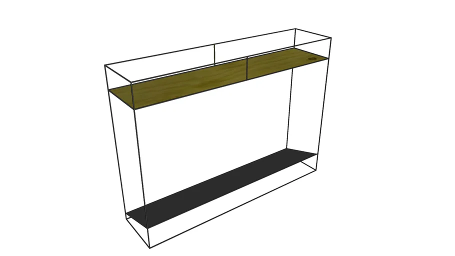 Console table and shoe rack