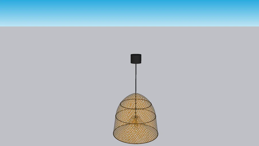 updated Boho lamp3D