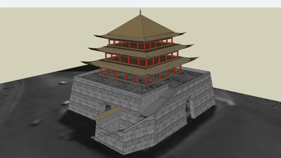 张掖钟鼓楼