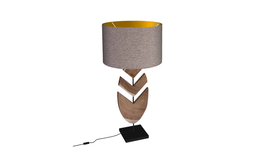 52104 Table Lamp Feather