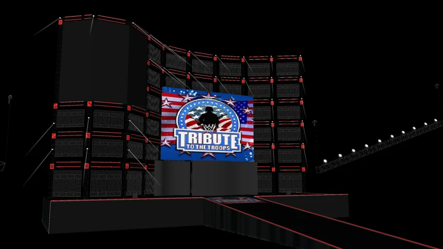 WWE Tribute To The Troops 2012 Stage