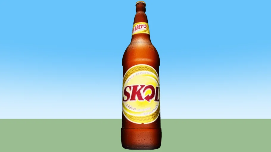 Garrafa de cerveja ( Litrão ) 3D