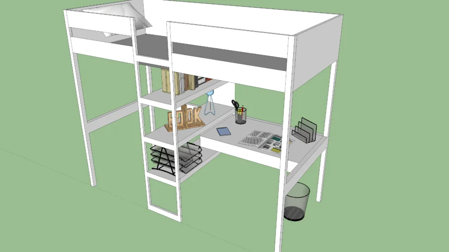 Lit mezzanine