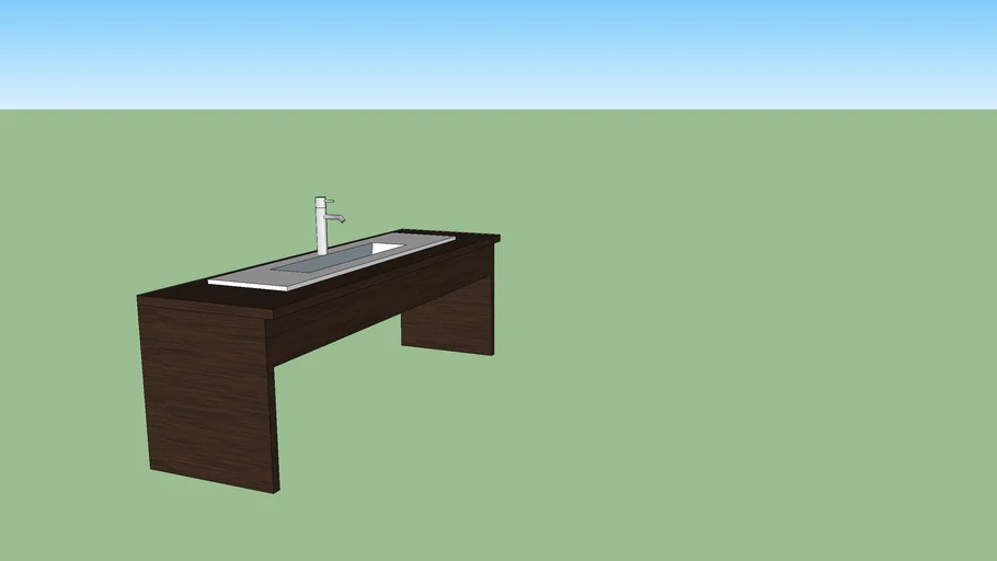 Modern bathroom vanity