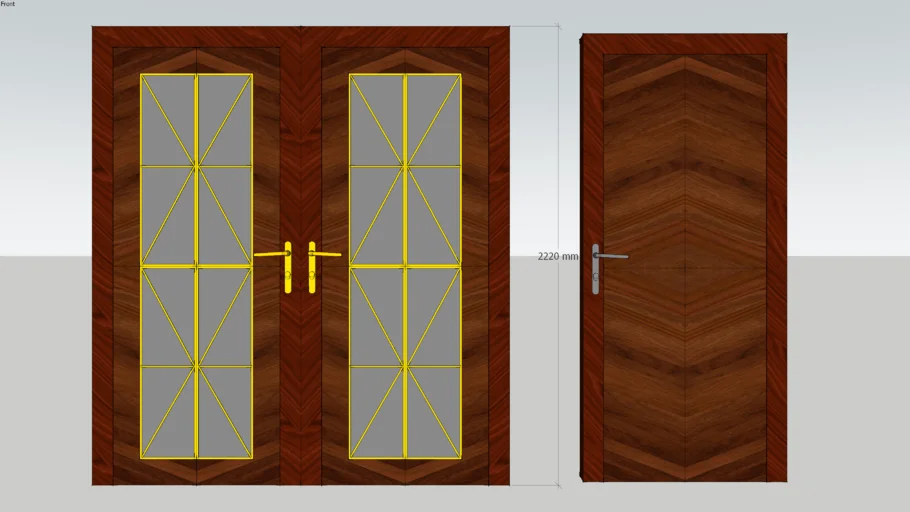 wooden door