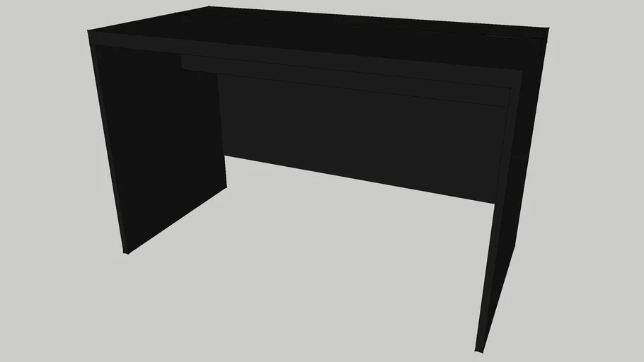 IKEA BESTA Desk black