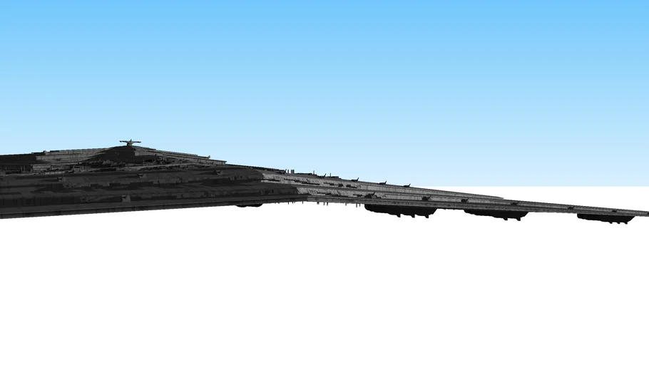 THE OMINOUS(MEGA)-CLASS STAR DESTROYER, THE SUPREMACY (SKETCHYFAEZ EDITION)