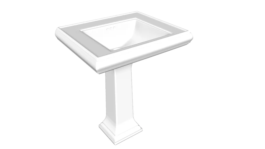 Kohler Memoirs Classic Pedestal Sink K-2258-8-0
