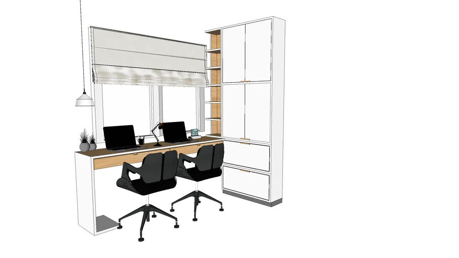 CORNER STUDY SPACE