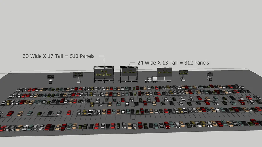 LED screens for Drive IN Movie Screen