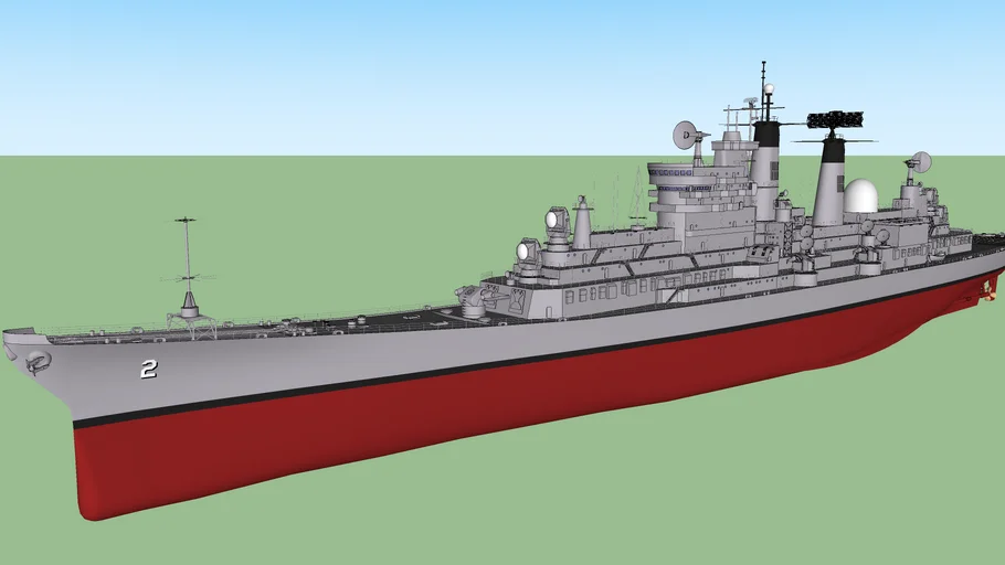 USS BB-65(BBG-2) Illinois fictional Iowa class battleship