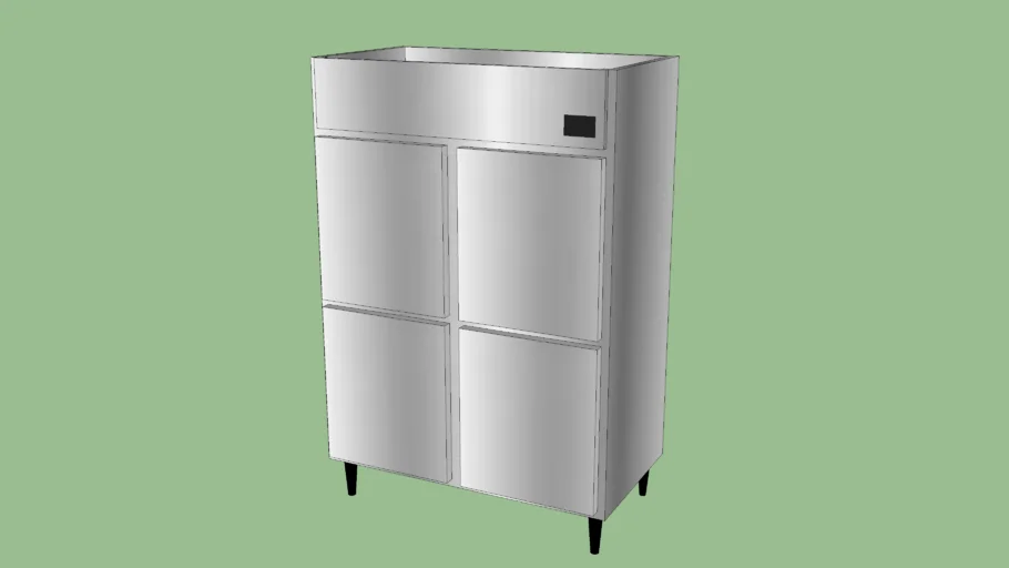 Freezer/refrigerador MACOM 4 portas inox