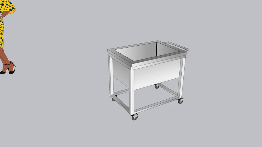 Mobile soaking sink