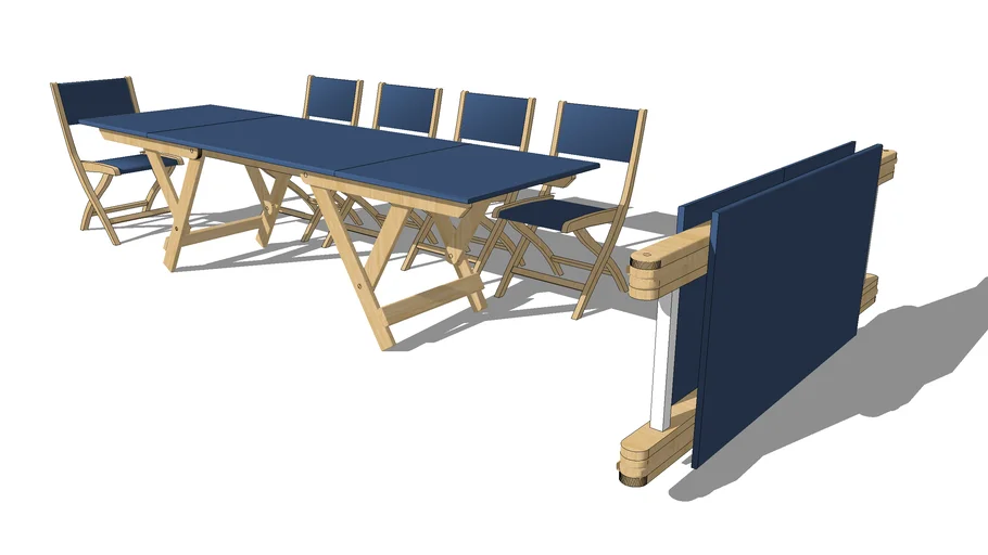 MESA PLEGABLE DE MADERA