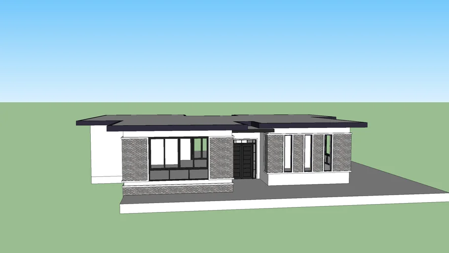 Modern house, floor one