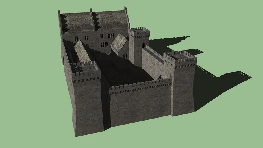 Rectangular French Castle