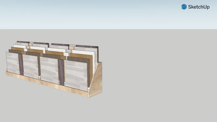 tile showroom rack