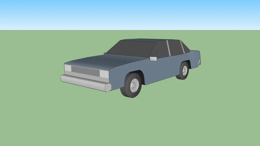 Simple old car