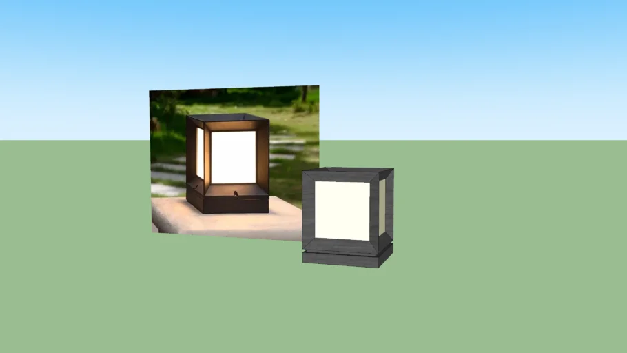 Modern Gate Lamp