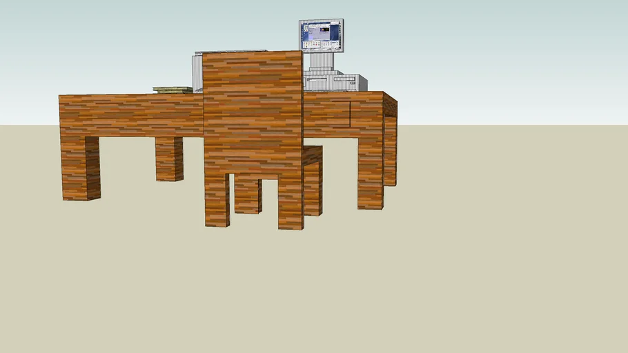 Computer Table | 3D Warehouse