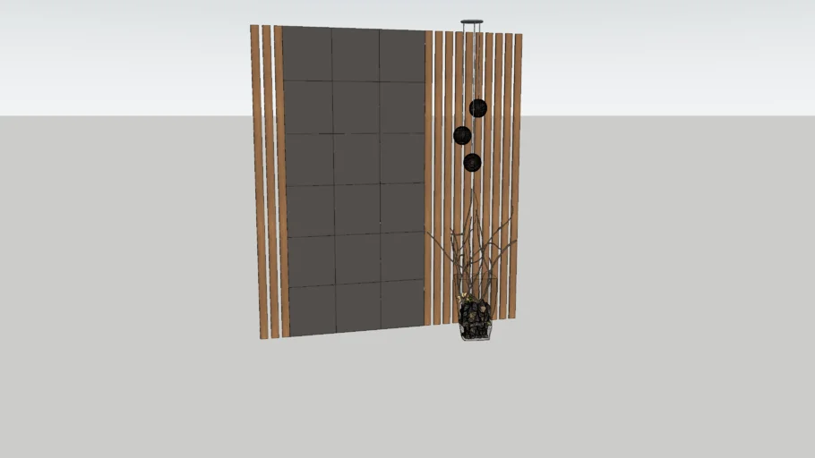 Wall decor with mirror
