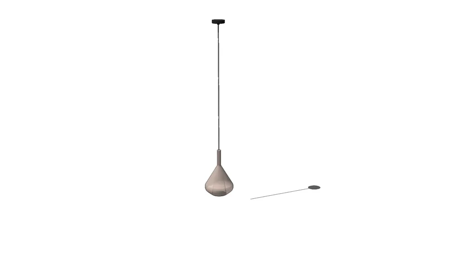 Glass pendant lamp