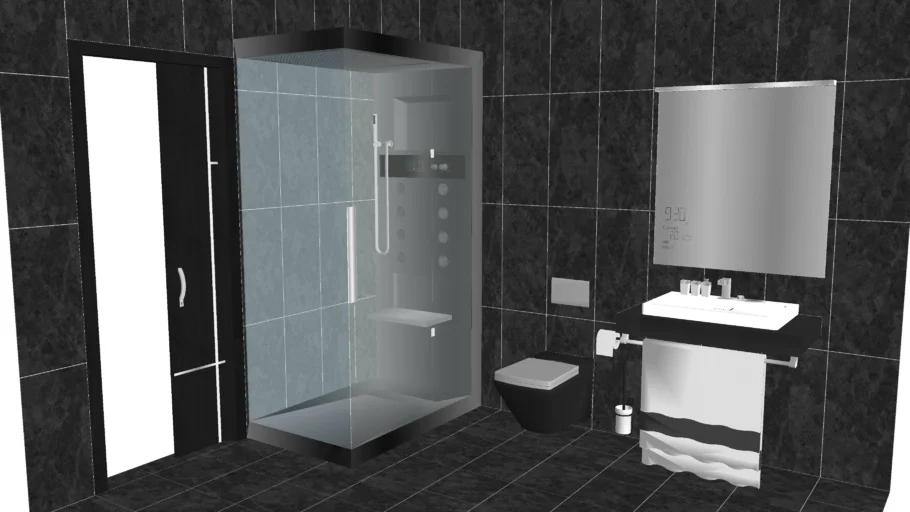 High Tech Smart Bathroom