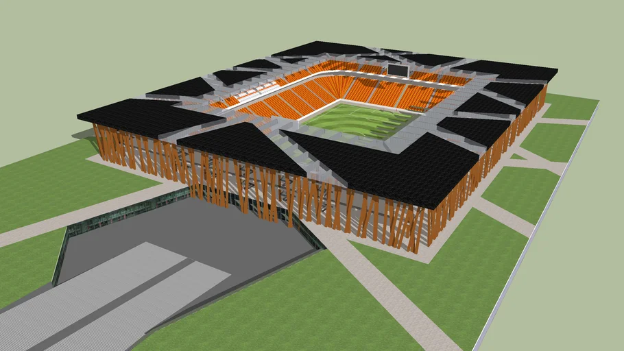 New AS Roma Stadium | 3D Warehouse