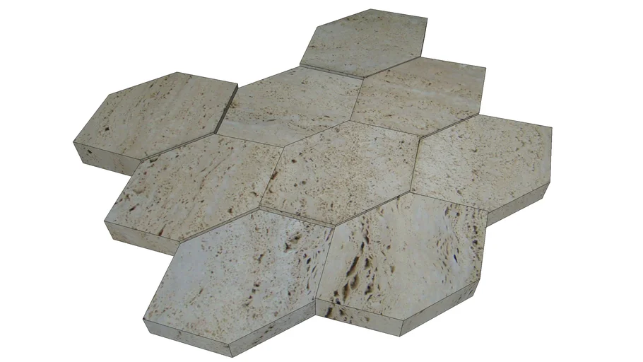 MOSAICO 1010 TD MARMORE TRAVERTINO ROMANO