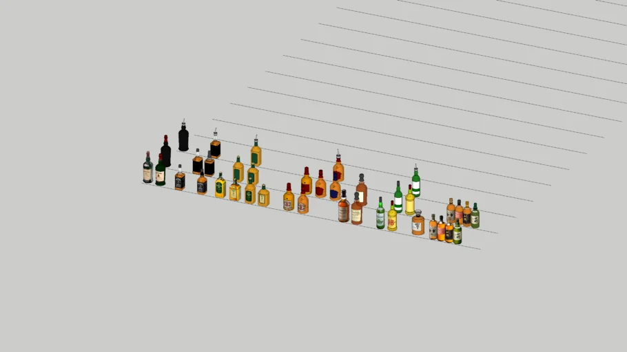 Alcohol drink bottles - Whiskey / Whisky