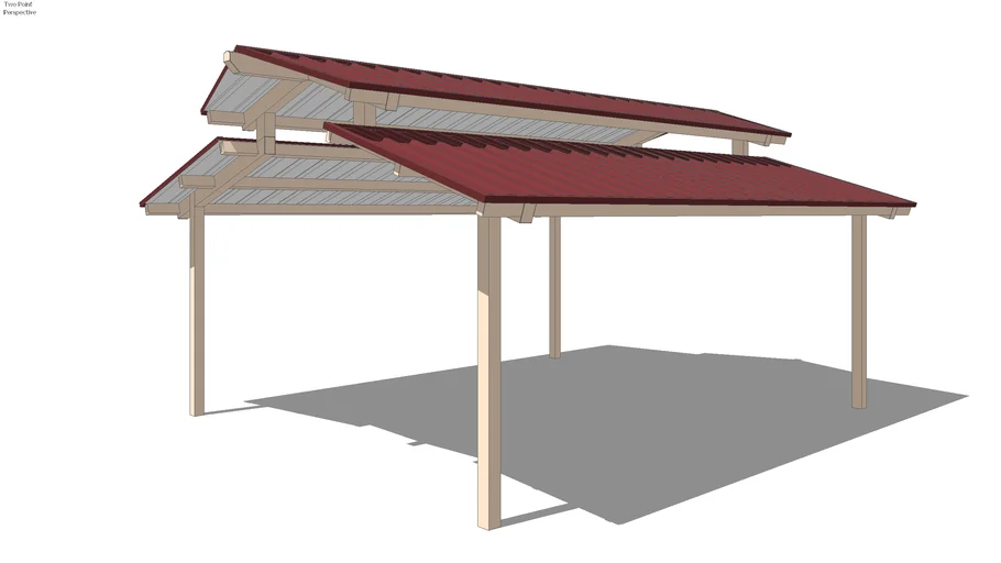 Gable - 20' x 24' with Vented Top