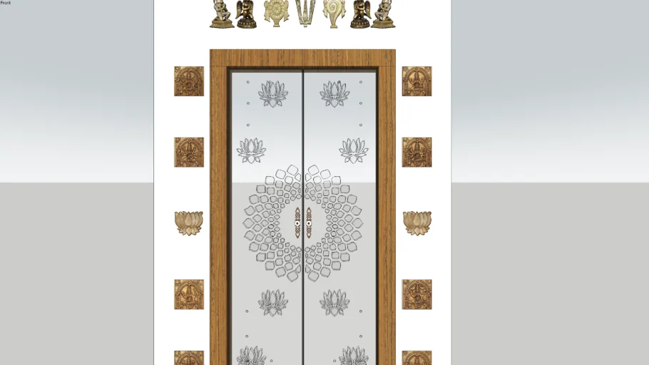 Puja door