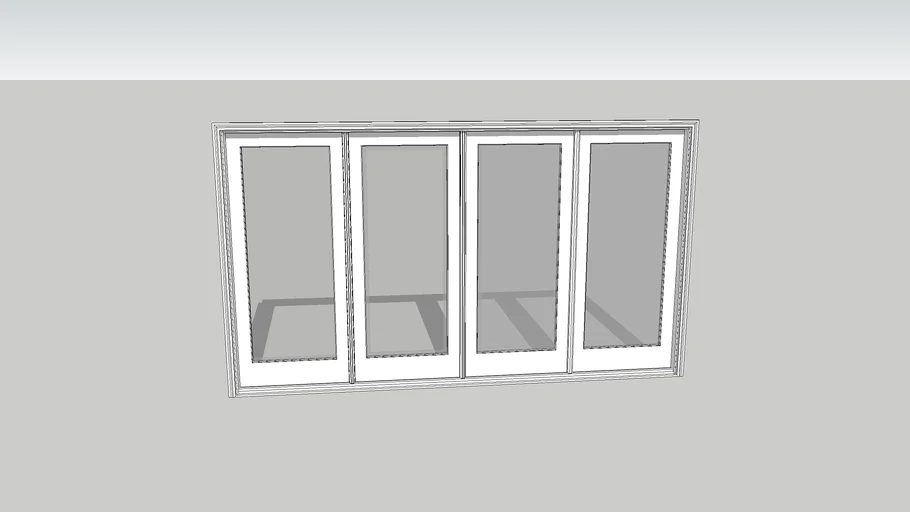 4 SLIDING GLASS DOOR