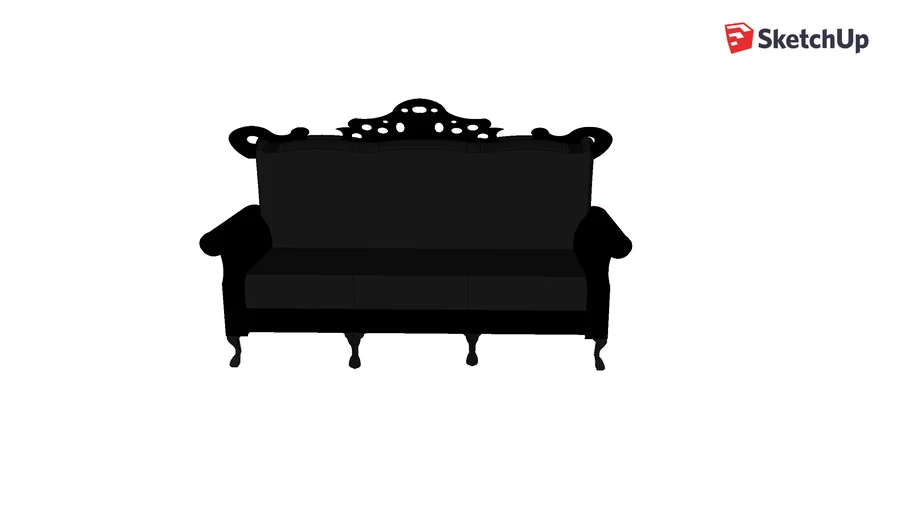 madame sofa black