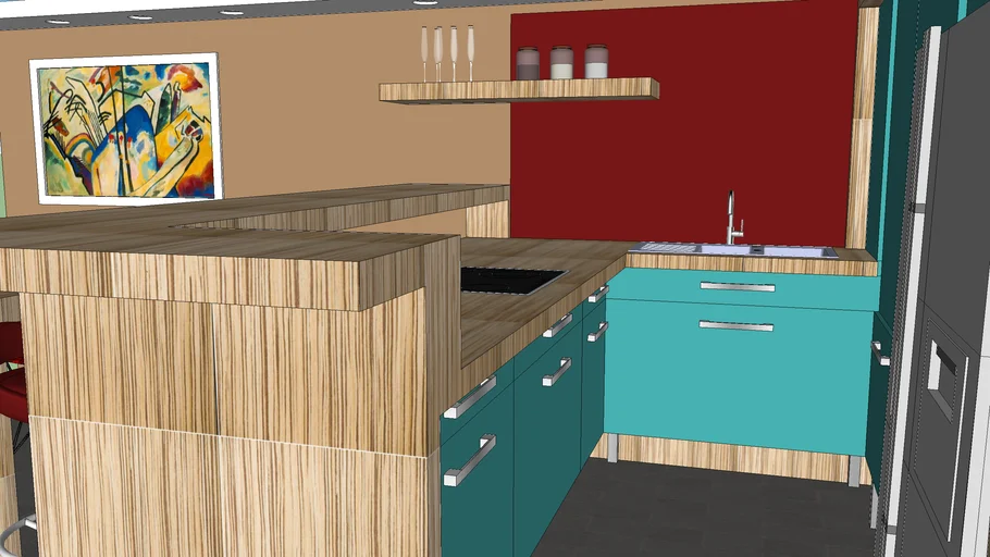 Modern kitchen idea | 3D Warehouse