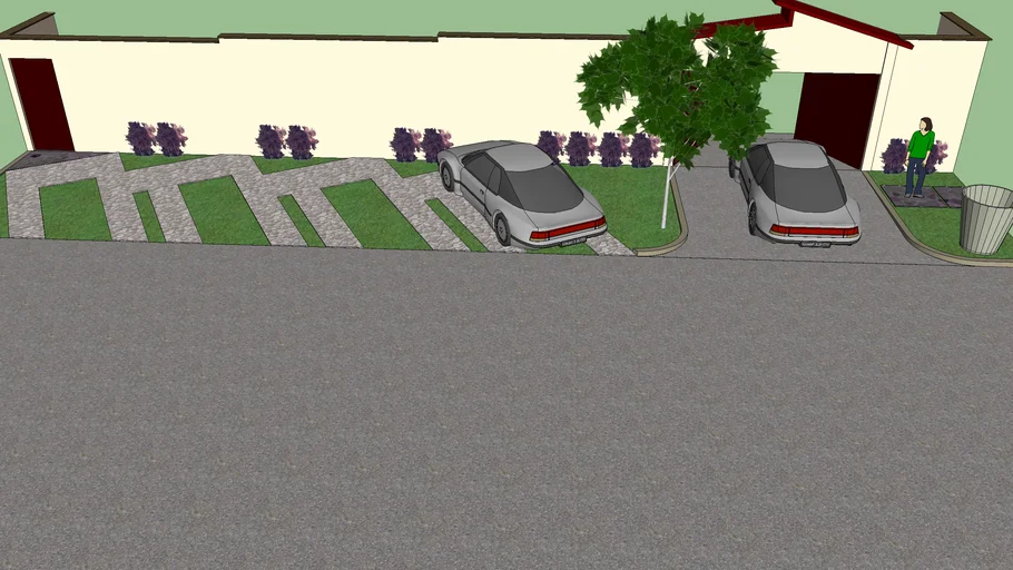 Outside parking.