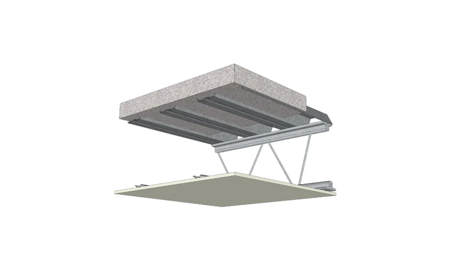 Floor Ceiling Steel-Framed, 2 Hours, ULC  I511