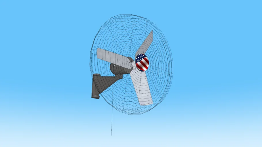 Industrial wall mount fan