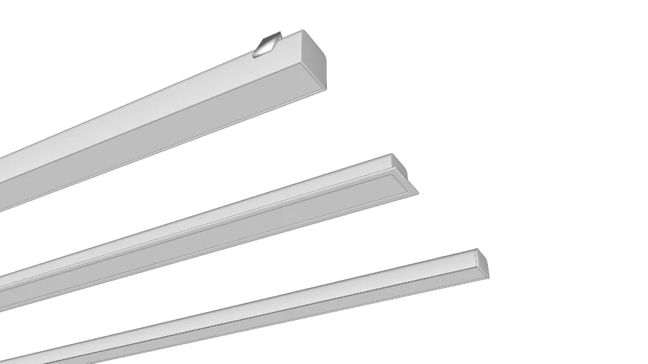Perfil de led 2m de embutir