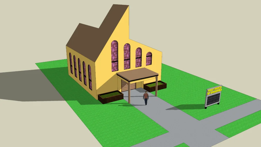 Church From The Simpsons