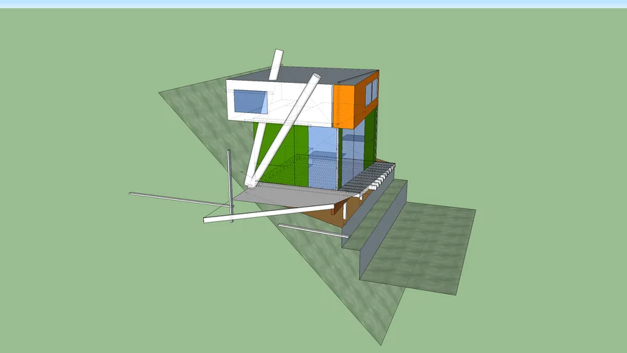 12'x10' livable shed with 2' balcony