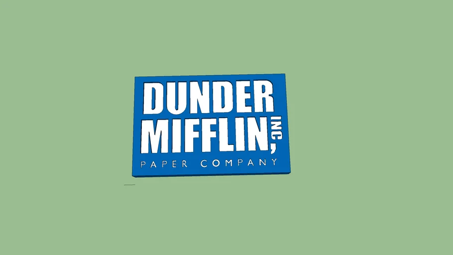 Dunder Mifflin Sign